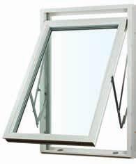 Kombinera gärna med våra öppningsbara fönster, så att du ändå har möjligheten att vädra. Tänk också över utrymningsvägarna. Glas 3-glas isolerruta. U-värde 1,1. Miljömärkt 0,8.
