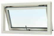Vridfönster Utåtgående Vridfönster har speciella beslag som gör att de kan vändas runt sin vågräta axel, så att utsidan vetter inåt i rummet.