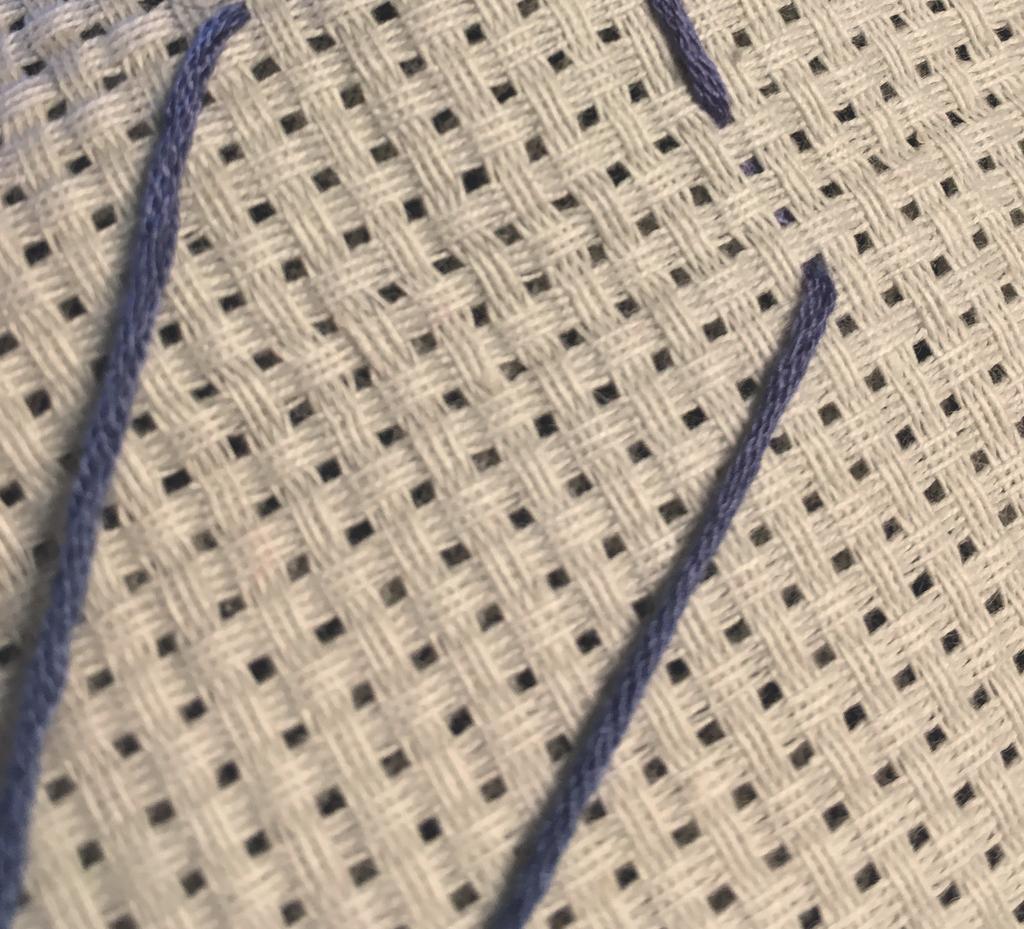 Med korset i mitten I många hem finns dukar broderade av en äldre släkting. I min barndom var det många kvinnor som fann vila i att se en vacker bild växa fram genom händernas arbete.