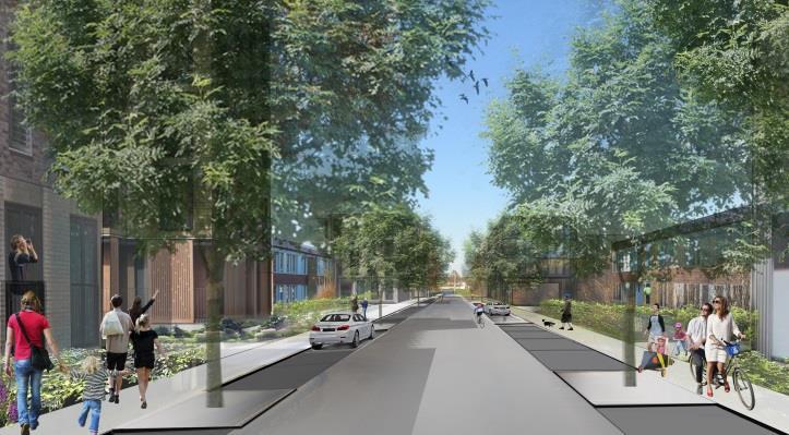 Förtätningsprojekt Vid sidan av värdeskapande investeringar och social förvaltning bedrivs förtätningsprojekt för ökad uthyrbar yta och attraktivare områden.