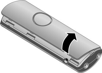 Du hör en bekräftelseton. Stäng batterilocket Sätt i batterilocket med urfräsningarna i fästena på höljets insida. Tryck sedan på locket tills det snäpper på plats.