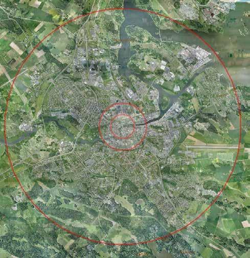 6 Nulägesbeskrivning Riktlinjer för parkering i Norrköpings kommun Nulägesbeskrivning Hur ser det ut idag i Norrköping? Norrköpings centrum består till stora delar av en tät stenstad.
