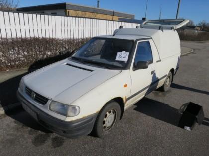 00 kr exkl moms VW Caddy 1,6, regnr:
