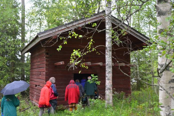 Efter lunch var det dags för överkurs. Färden gick till Östra Löa där Mårten Finne bosatte sig efter att ha hittat kopparmalm 1624.