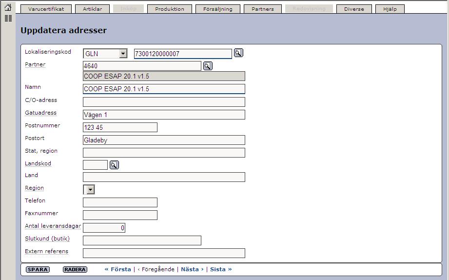 Senast uppdaterat: 15-05-06 Exder Coop ESAP 20.1 v1.5 Sida 20 av 45 4.3 