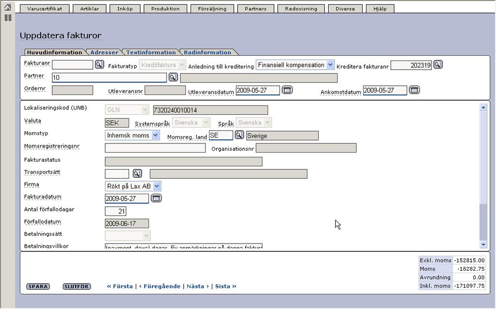 Senast uppdaterat: 15-05-06 Exder Coop ESAP 20.1 v1.