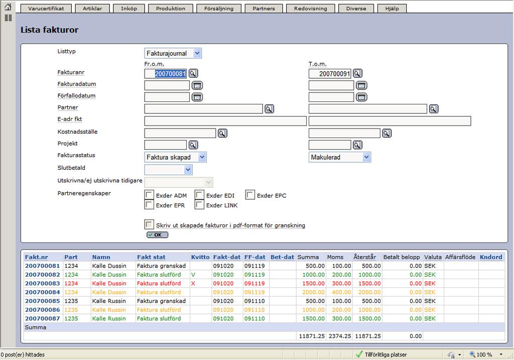Senast uppdaterat: 15-05-06 Exder Coop ESAP 20.1 v1.5 Sida 39 av 45 Obs!