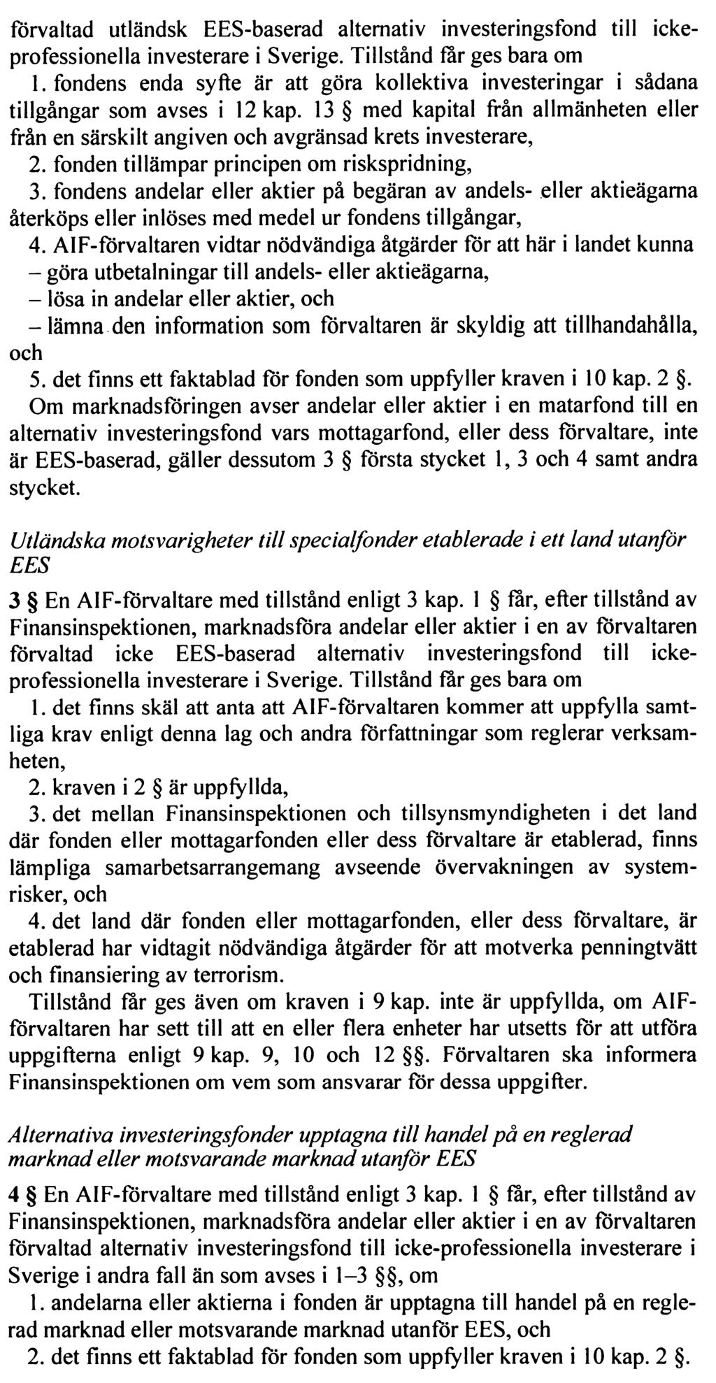 REGERINGENS LAGFÖRSLAG