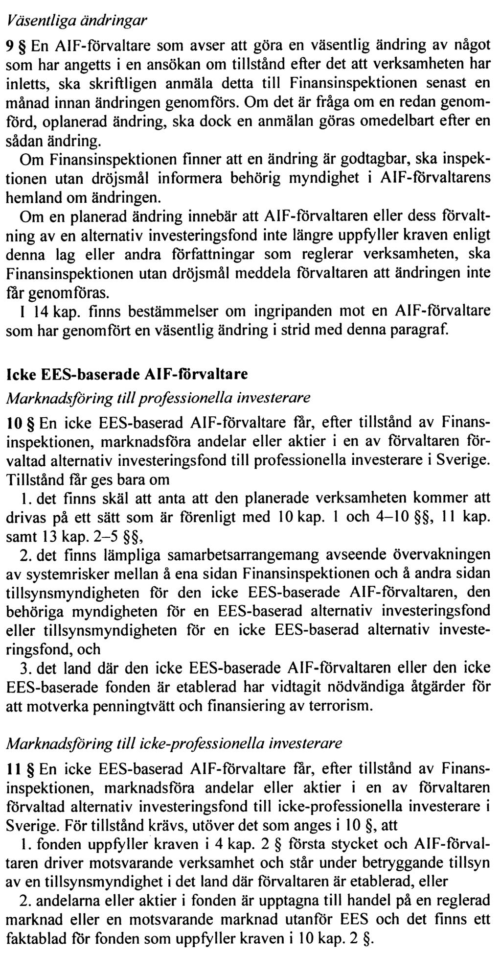 REGERINGENS LAGFÖRSLAG