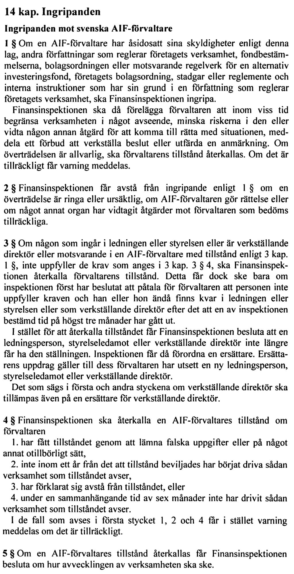 REGERINGENS LAGFÖRSLAG