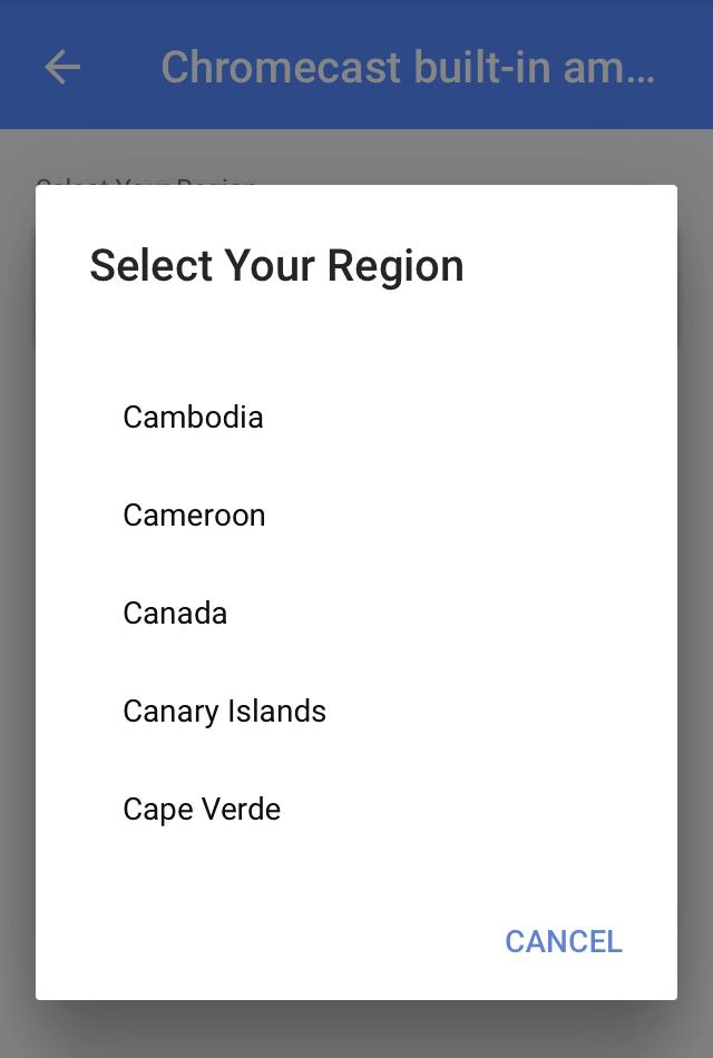 11 Behåll standardnamnet för Chromecast