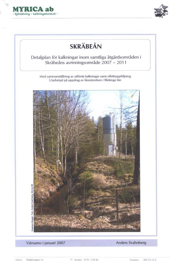 Inledning Strategi för kalkning m.