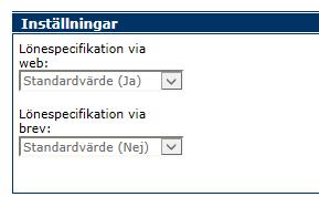 Sida 4 av 16 Steg 5 Rollen Anställd ligger förvalt. Klicka på Spara. Vid Inställningar ska du välja hur lönespecifikationen ska skickas ut till den anställde.