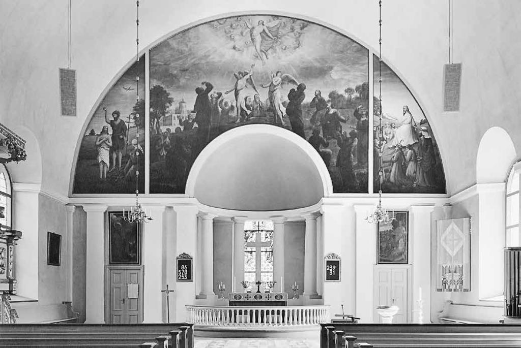 Hans tidigaste verk från 1760-talet har rokokokaraktär, de senare gustaviansk (fig. 54).