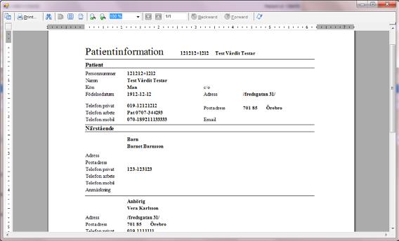 Denna information är baserad på sjukvårdspersonalens uppgifter och inte hämtade från befolkningsregister eller dylikt.