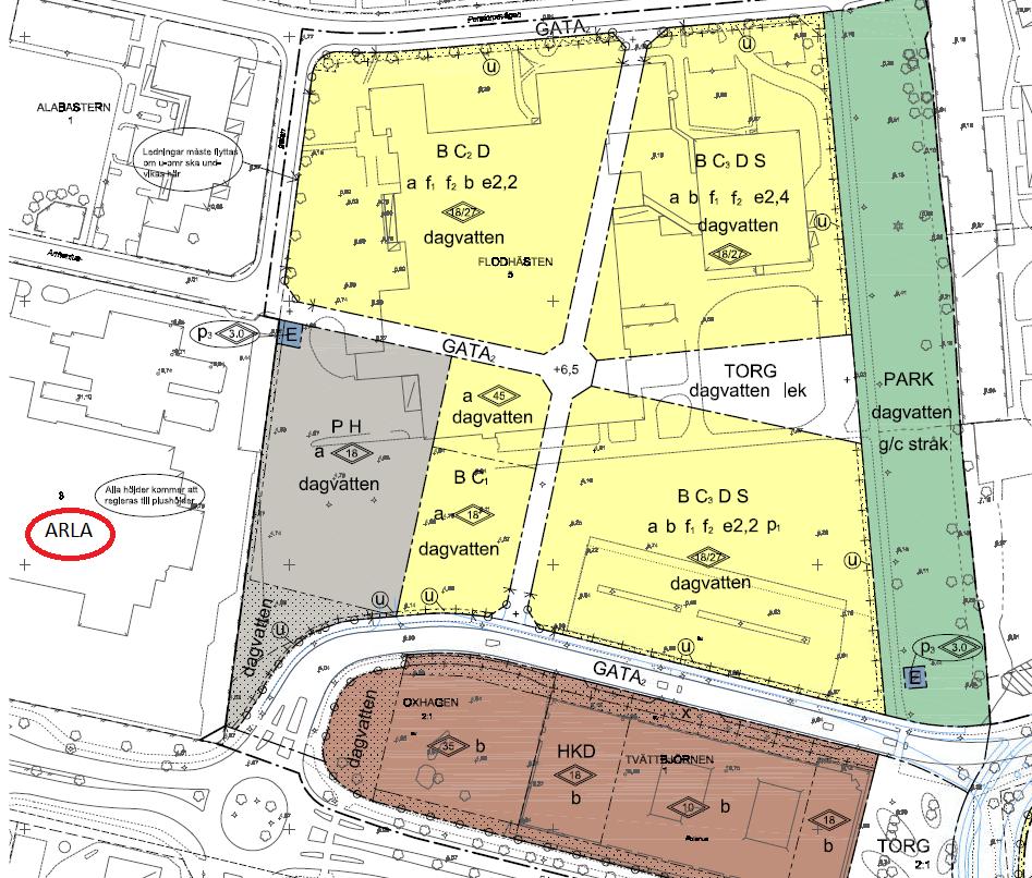 2 Objekt och processbeskrivning av Arla Kalmar mejeri är beläget i en blandad stadsmiljö nordväst om Kalmars centrum (Kv. Flodhästen 3).