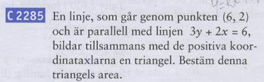 Representationsformerna är här inte lika och då krävs det ett kreativt steg för eleverna att applicera användandet av tabellen på en graf.