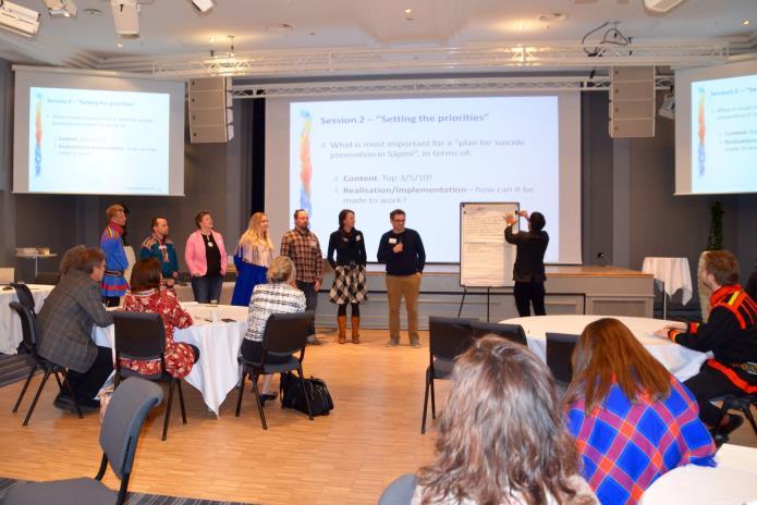 Mot bakgrund av att samer i olika delar av Sápmi har så olika möjligheter att få psykisk hälsovård och självmordsprevention som möter kraven på kulturell och språklig anpassning har det