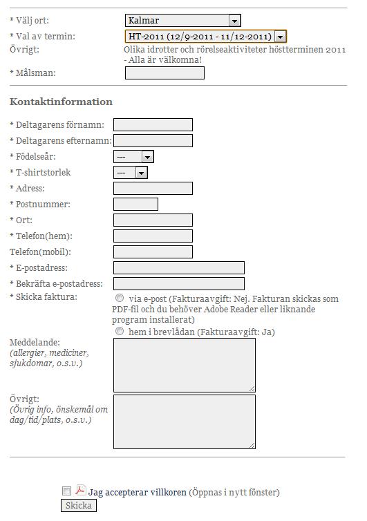 Formulär Formulär