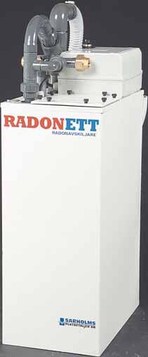 Radon lter 1 2 3 Radon i vattnet? Radon är en hälsofarlig gas och är orsak till ca 5 dödsfall per år.