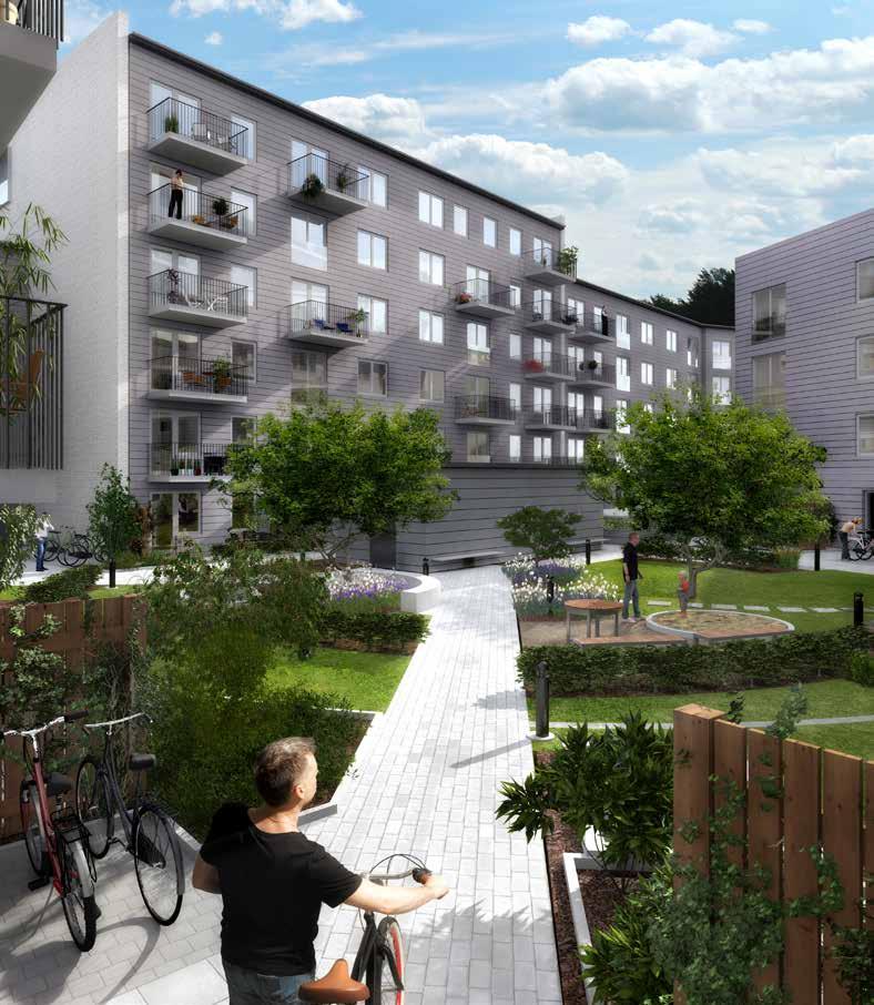 enuin småstadsidyll nära hav