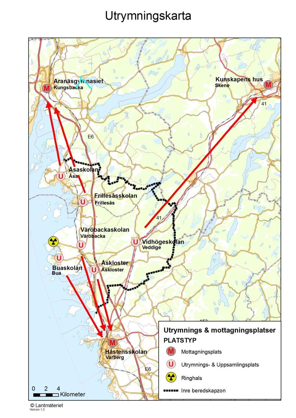 Transporter Polisen ansvarar för transporter från utrymnings-/uppsamlingsplatser till mottagningsplatserna.