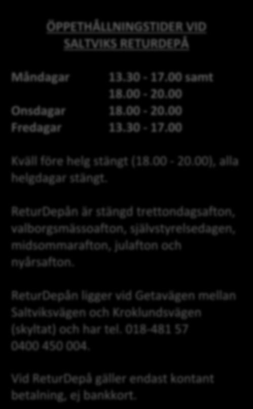 Belysningen stängs av kl. 22:00 för natten.