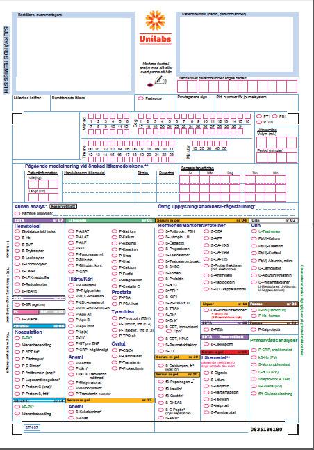 Ny remissversion av Stockholms sjukvårdsremiss i pappersformat Under november-december kommer en uppdaterad version (STH 07) av Stockholms sjukvårdsremiss i