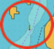 I Navionics sjökort under perioden 2012 till 2015 är