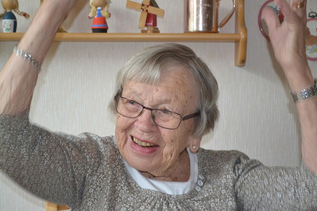 intervju Text: Anna-Maria Martén, informatör Greta 95, har det aldrig långsamt 4 Faktaruta: Döpt till Viola Margaretha Thomsson.