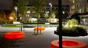 BELYSNINGSPRINCIPER Belysningen inom Norra Tyresö Centrum ska bidra till en attraktiv och trygg miljö. Belysningen ska även stärka orienterbarheten och platsens identitet.