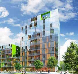 För ett levande och tryggt gaturum utformas byggnaderna med entréer/bostadsentréer mot gata.