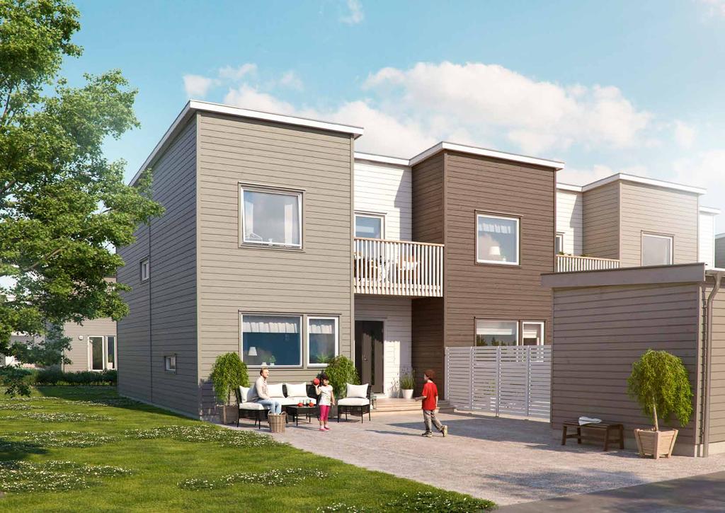 ... OCH TÅLIGT Det ska kännas bra att komma hemgående längs gatan. Dessutom ska det kännas att huset är välbyggt. Att det skyddar dig, som ett hus ska. I många, många år.