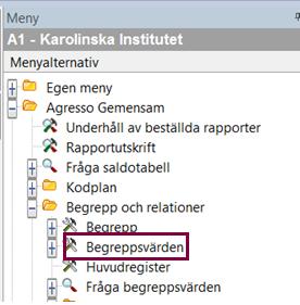 2017-04-05 28 / 80 Begreppsvärden ger en förteckning på samtliga värden som är giltiga för ett visst begrepp.
