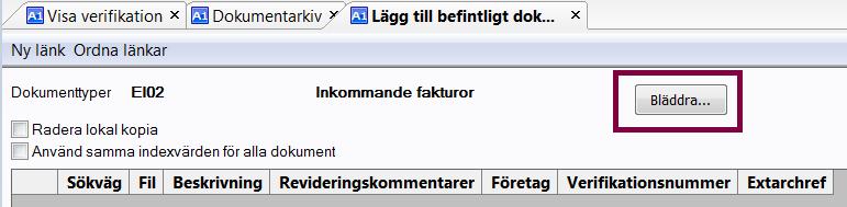 2017-04-05 31 / 80 3.1.1 Bifoga bokföringsunderlag Sök på din verifikation i Fråga verifikation (under Agresso Ekonomi) som du ska bifoga underlag till.