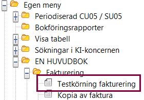 Det går också att radera rader om det blev fel genom att markera raden och välja Redigera/Radera rad. När allt är klart sparar du försäljningsordern med F12. 6.3.