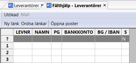 1 Söka i leverantörsregistret Om du vill söka fram en specifik leverantör i UBW välj enligt nedan.