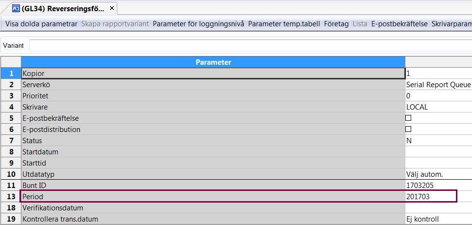 Reverseringsbekräftelse Ange