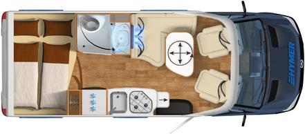 Planlösningar och tekniska data Översikt HYMER ML-T-modeller.