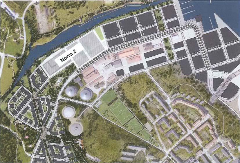 stadsdelen vilka detaljerat formulerats i en handling för etappen 2, Miljökrav vid byggande av bostäder och lokaler etapp Norra 2, (bilaga 1) och som ingår som en förutsättning i föreslagna