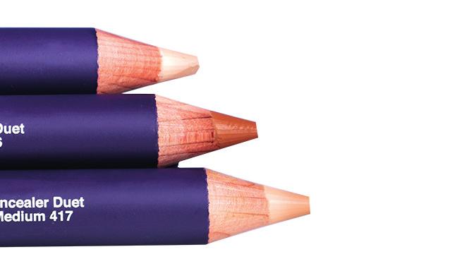 Concealer Duet Små skavanker döljer du enkelt med Concealer Duets! Tre dubbelsidiga concealerpennor med 2 idealiskt kompletterande nyanser i varje penna.