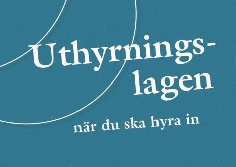 Uthyrningslagen Kundföretaget: Ge tillgång till gemensamma anläggningar och