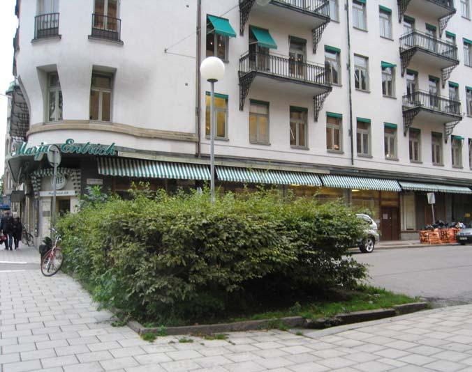KOMMENDÖRSGATAN (0) vid Sturegatan KRUTHUSPLAN () Kruthusplan Laboratoriegatan =Kruthusplan, =Nobelstranden 0 Beskrivning: Kruthusplan anlades i slutet på 0-talet med gräsyta och planteringar.