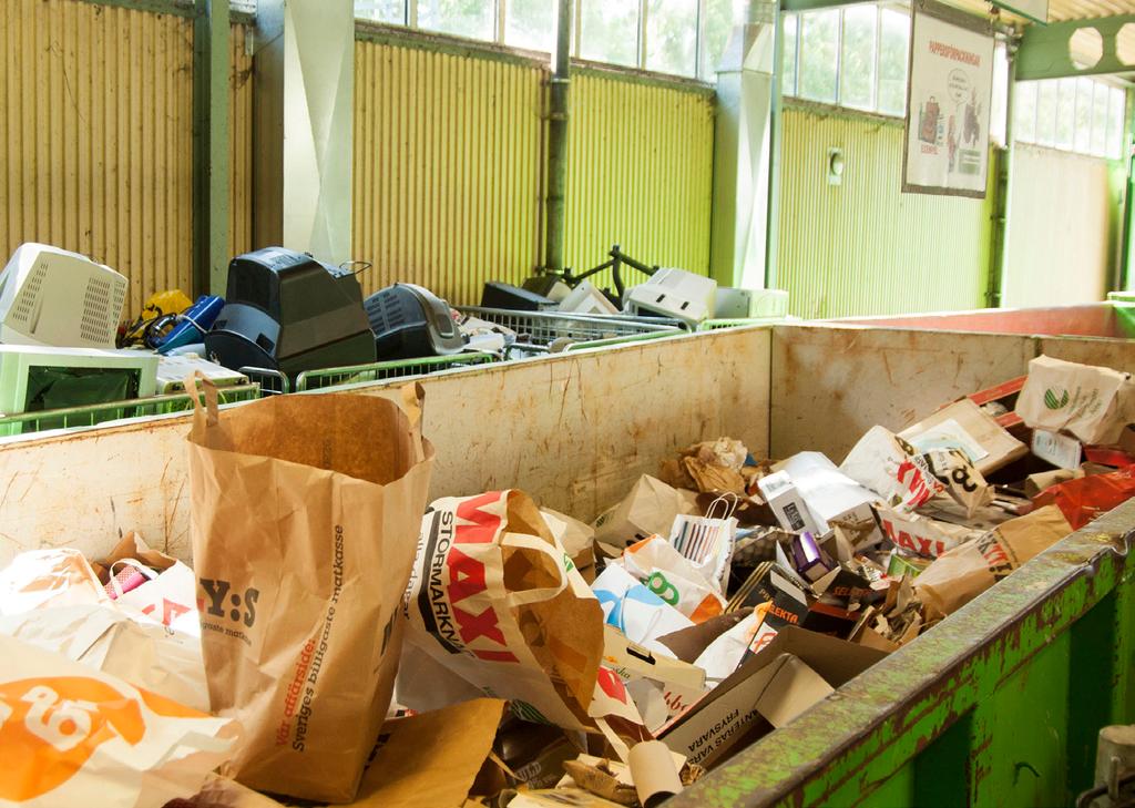 Producentansvar Producenter av varor och förpackningar har ansvar för insamling och återvinning av den förbrukade varan eller förpackningen.