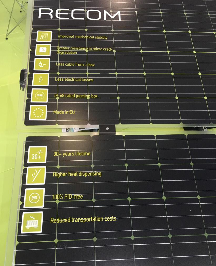 Genom att sprida strömmen över fler koppartrådar genererar solceller med multi-busbars lägre elektriska förluster samtidigt som de har en högre grad av energigenerering då de cirkulärt formade