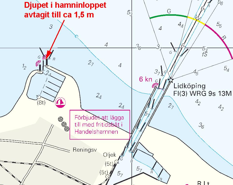 Nr 255 16 * 5594 Sjökort/Chart: 93, 933, 9331 Sverige. Skagerrak. Lysekil. Brofjordens angöring. V-lysbojen Tovas Ungar flyttad ca 400 m.