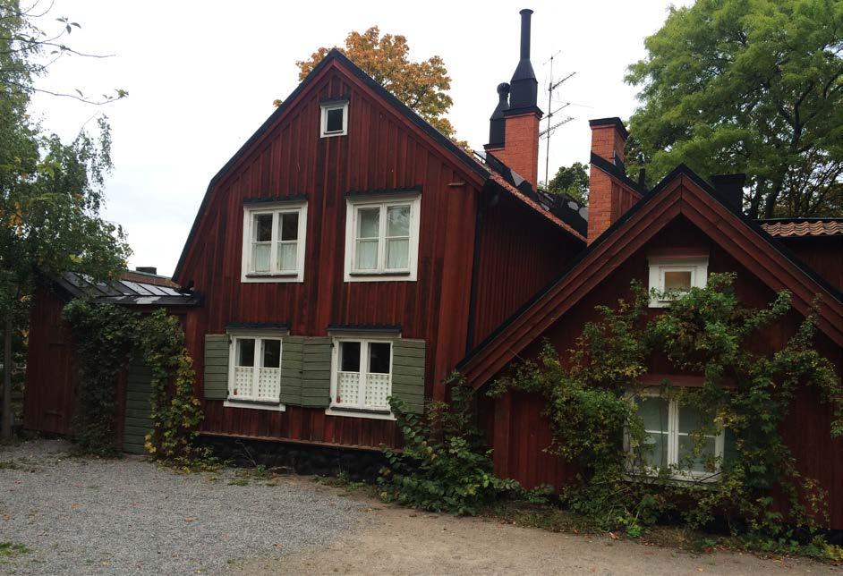 Figur 5 Kulturmiljö vid toppen av Mamsell Josabeths trappor Stigbergstäppan (5) Stigbergstäppan är en park som omfattas av olika terrasserade delar som tillsammans är cirka 0,6 hektar stort.