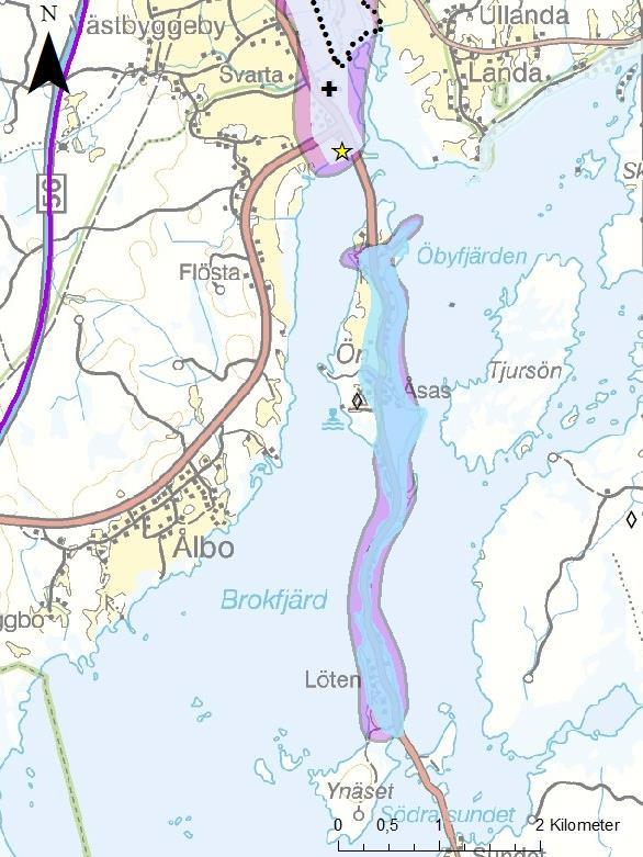 !!! Grundvattenresurser Ön Hedesundafjärden (1) Figur 3. Vattenförekomst och påverkanskällor på Ön, Hedesunda.