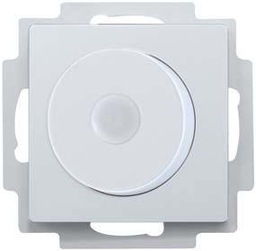 Universal vriddimmer DTD55ES Universal vriddimmer DTD55 DTD55ES-230V-wg 13 Vriddimmer för dosmontage, passar ramar med kvadratiska innerhörn som mäter 55x55mm.
