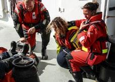 Öckerö Maritime Center. U.S. Coast Guard har gjort en utvärdering av utbildningens innehåll och relevans och har nu valt att själva medverka i kursen.